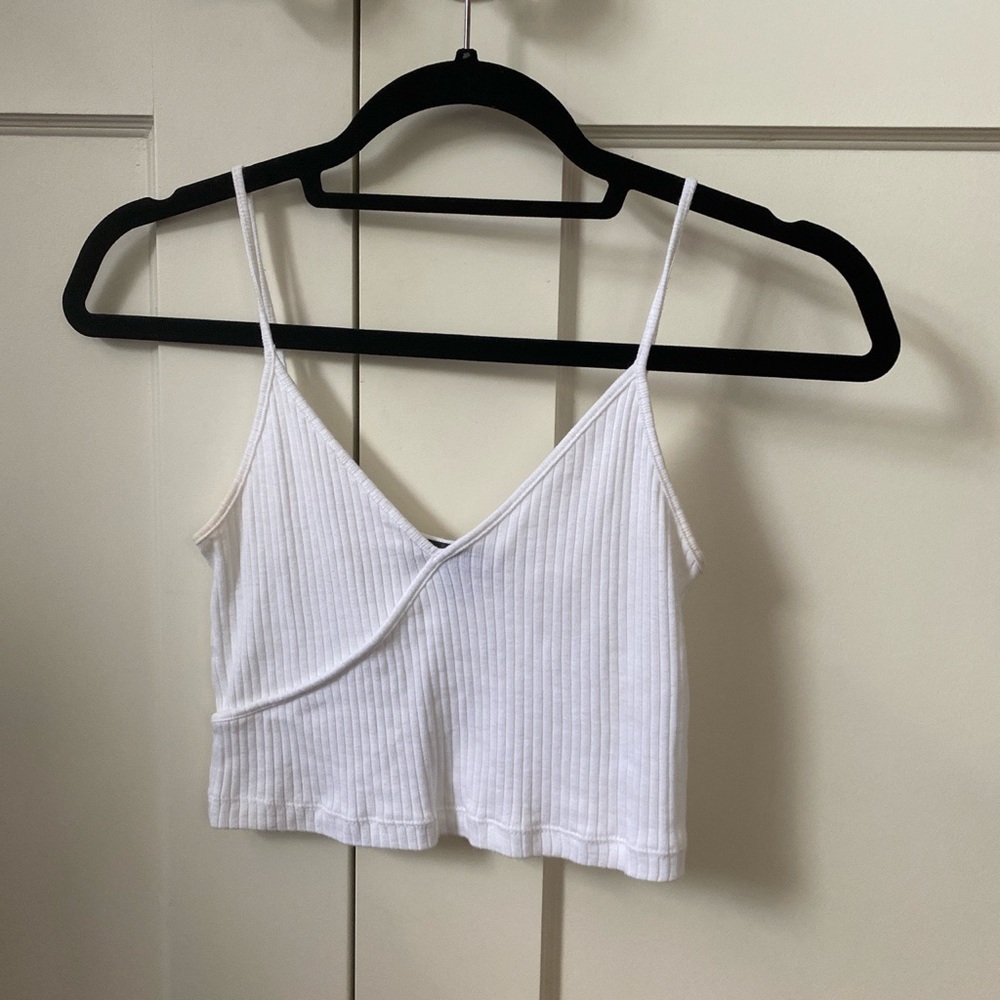 ❌SOLD❌ topshop white cropped tank